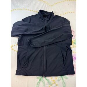 Lululemon Lab Mens Black Full Zip Lightweight Stretch Jacket XXL LM4ALTS